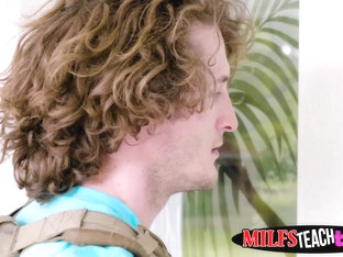 Alana makes sure stepdaughter Jill nurtures Bricks big cock