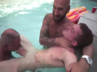 Holden Phillips Raw Pool Side GangBang