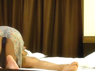 Scandal Of Sexy Japanese Model In A Hotel Room