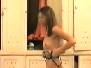 Girls Get Naked And Change After Pool In Changing Room