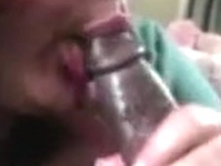 Cheating mother I'd like to fuck sucks darksome ding-dong and swallows