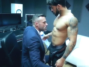 Latin gay anal sex with cumshot