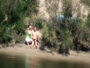 Spying On A Sexy Pair Outdoors