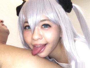 Hayama Mei Gets A Worty Cum In Mouth