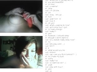 Hawt lady on Chatroulette