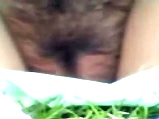 Upskirt Gal At The Park Shows Love Tunnel