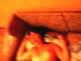 young couple homemade