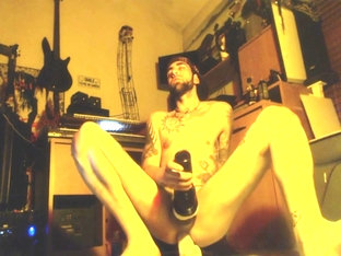 tattooed dildo rider 2