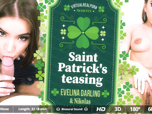 Evelina Darling  Nikolas In Saint Patrick's Teasing - Virtualrealporn