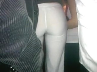 Sexy Ass In Tight White Pants