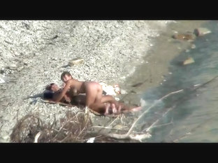 Couple Fucking On A Public Beach, While Walking Past People