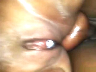 Black stud sticks his fat cock into a tight wet asshole