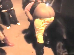 Bare Chocolate Booties In The Female Street Fight