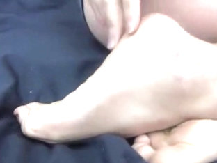 Incredible Homemade Solo Girl, Foot Fetish Sex Video