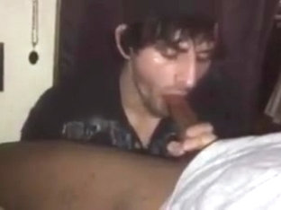 Getting fat dick sucked