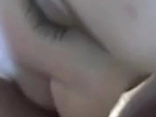 Blond teen getting facial