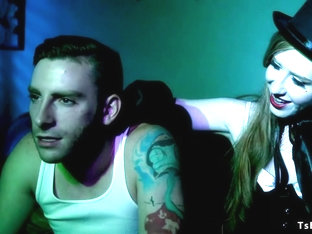 Shemale anal fucks step bro after party