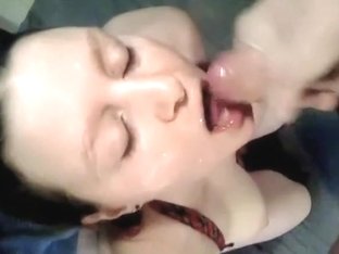 Sucking hard on a stiff knob