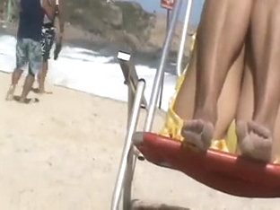 Voyeur Sexy Feet At Beach