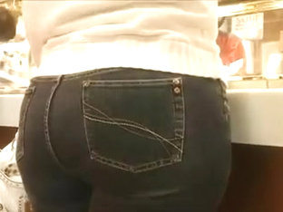 Milf Mature in tight jeans big ass butt mom phat booty  5