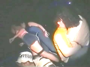 nightclub upskirt with two sex kittens dancing with each other