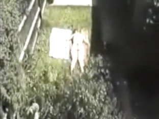Spying My Neighbors Girlfriend Doing Topless Sunbath