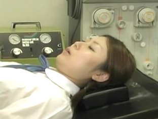 Japanese Babe Got Toyed At Some Strange Gyno Clinic