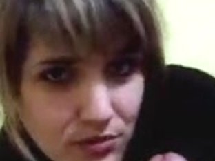 Romanian Bitch Cock Sucking Her Boyfriend Like A Pro