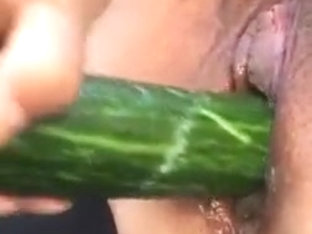 Veggie in pussy