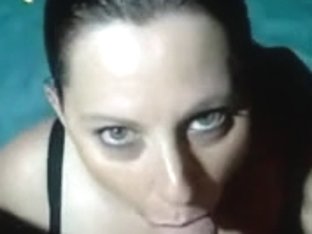 Breasty Non-professional Mother I'd Like To Fuck Engulfing Ding-dong In The Pool