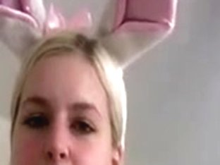 Blonde Honey With Big Tite Gets Fucked By A Bunny Man