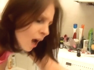 Busty chick gives me amateur blowjob before fucking