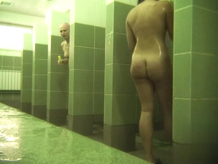 Hidden cameras in public pool showers 1008