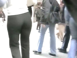 Street and store tight pants voyeur video colletction