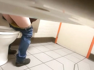 Coffee Shop Hidden Camera In Toilet