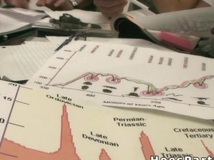 College babes partying on big dicks