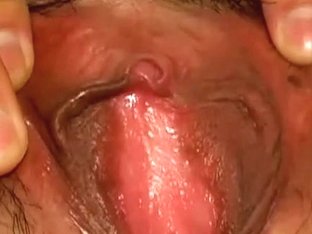 Spreading my vagina lips wide