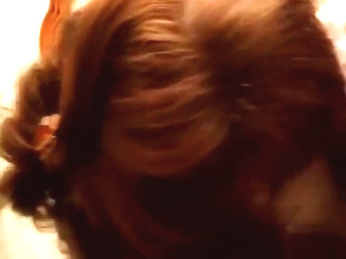 Horny milf sucks some cock and then rides it nicely