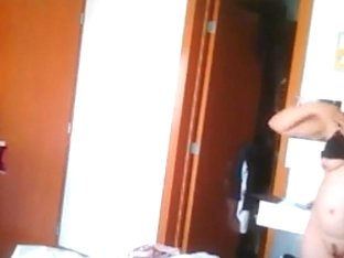 Naked Babe Gets Filmed On A Hidden Camera After Shower