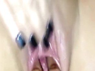 Black Fingers Up Her White Cum-hole