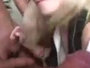 Teenage Cutie Ends Up In Gang Gangbang Used By Her Daddy's Hard Drinking Pals