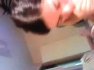 Cute teen sucking my schlong