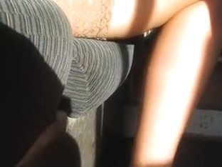 Admiring a hawt upskirt booty on a bus