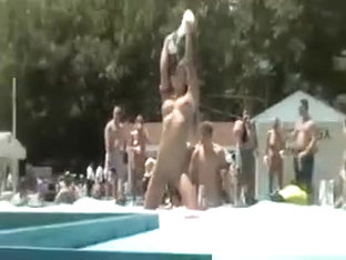 Anna toying outdoors and in a party crowd