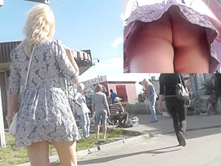 Accidental Upskirt Clip Surprises With Blonde GF