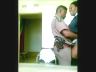 Nigerian Police Couple Fucks In Station