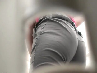 Tight Ass Spied When She Pissed