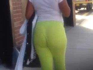 Phat Ass Booty in Green Sweats