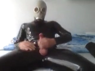Me in rubber again + cum