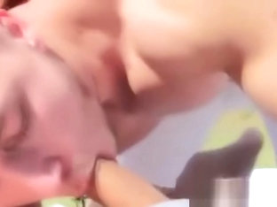 Outdoor gentle clean gay sex